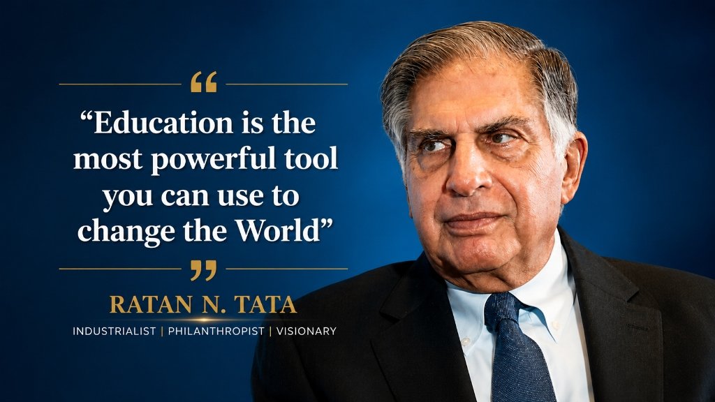 Education quote by Ratan N. Tata